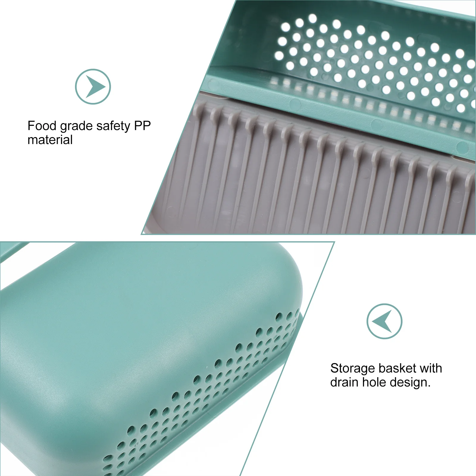 

Multifunctional Drainage Basket Kitchen Multi-functional for Sink Draining Dish