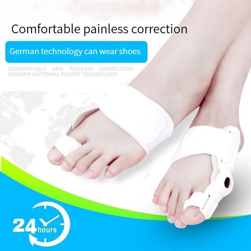 2 PCS Thumbs Splint Big Toe Straightener Corrector Hallux Valgus Correction Separation of Big Toes For Man and Woman