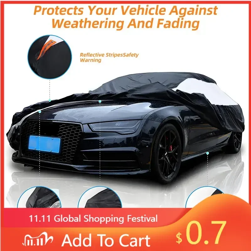 

Водонепроницаемый чехол для автомобиля VW Volkswagen Tiguan 5N AD1, защита от солнца, дождя и пыли, для использования на улице