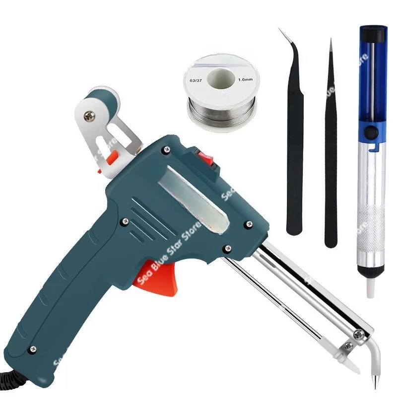 Electric Soldering Iron Set Tin Soldering Iron 60WHandheld External Heating Internal Heating Soldering Gun