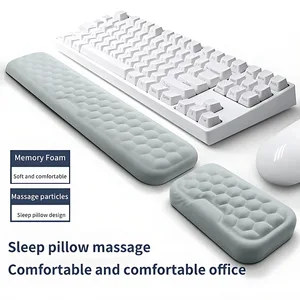 Stonego Teclado ergonómico Muñeco de la muñeca Oficina de tipificación Relajante Relajante Memoria de la muñeca Pad, la computadora portátil de la computadora portátil 10 mejores ventas de descanso de palma - №1