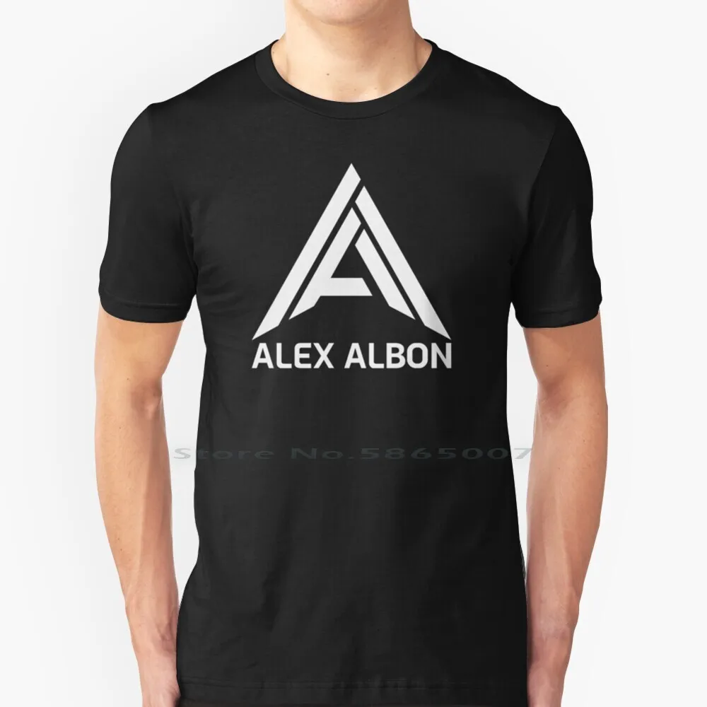 - Alex Albon 100% Cotton T Shirt Alex Albon Motorsport Racing Motor Sport Cars Anonymous Logo Tee Short Sleeve Long Sleeve Gift