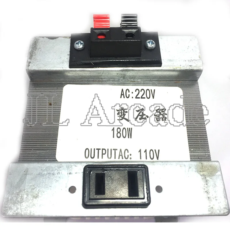 Coin-operated transformer 220V to 110V 180W for arcade chassis machine accessories