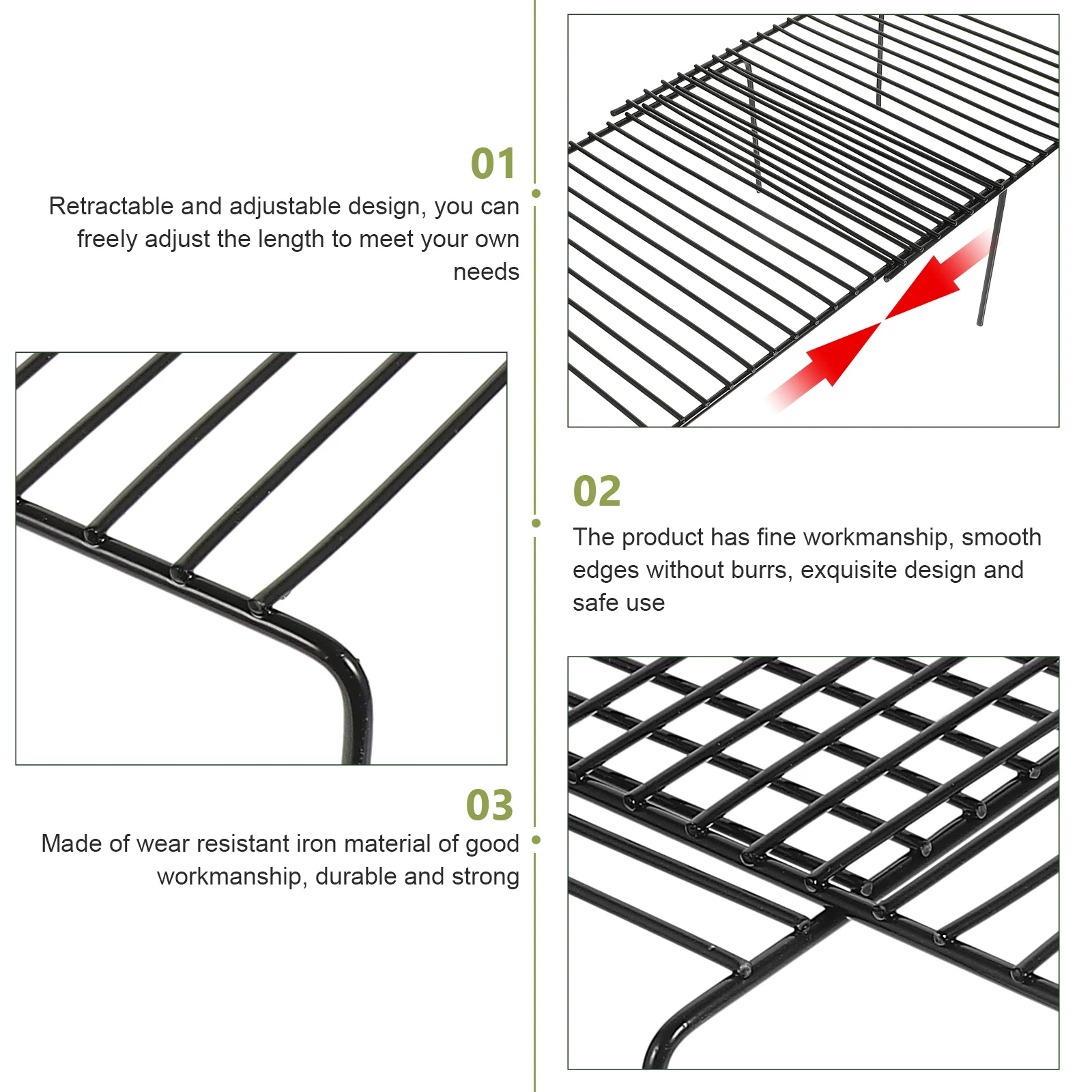 

Shelf Kitchen Seasoning Racks Iron Cabinet Organizers for Countertop Spice Sink