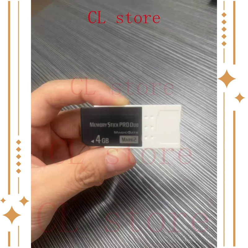 95%NEW FOR Sony 4GB Memory Stick Pro Duo With Adater For W7 W5 P72 F828 P100 S40 Cameras