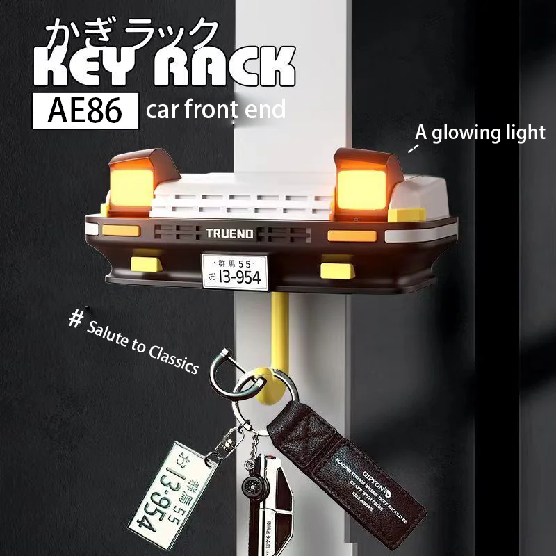 

AE86 car decoration key storage rack Creative car headlight key hook Drift AE86 McQueen Car ornaments and accessories