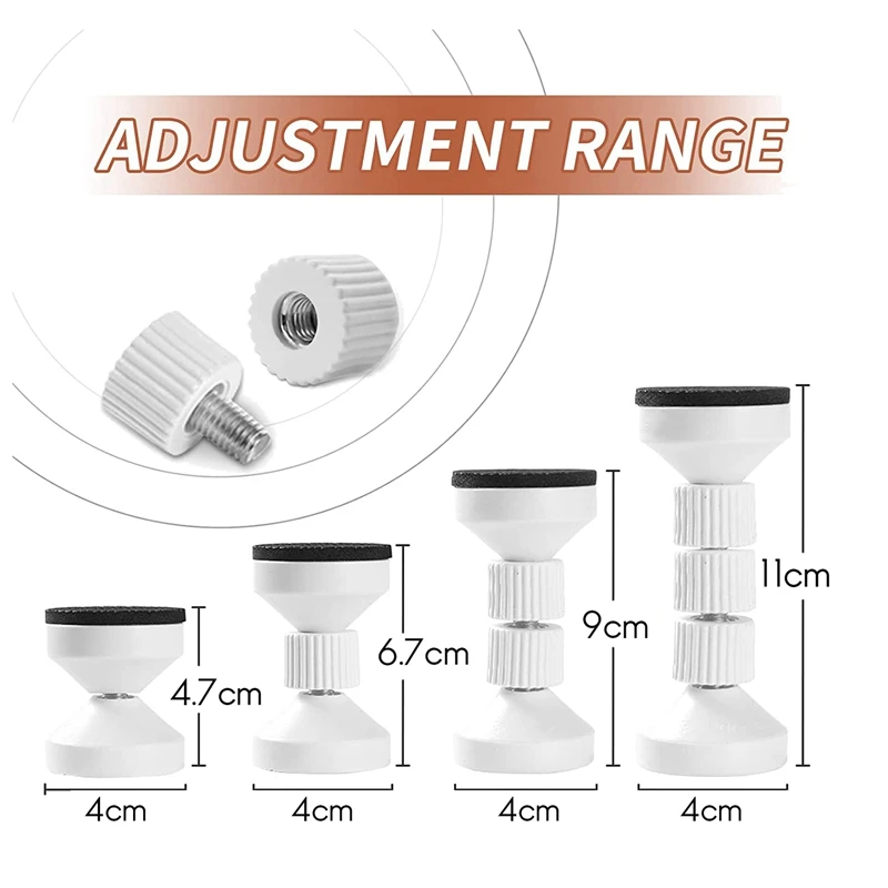 Adjustable Threaded Bed Frame Anti-Shake Tool For Bed,Headboard Stoppers,Prevent Loosening Anti-Shake Fixer(2Pcs)