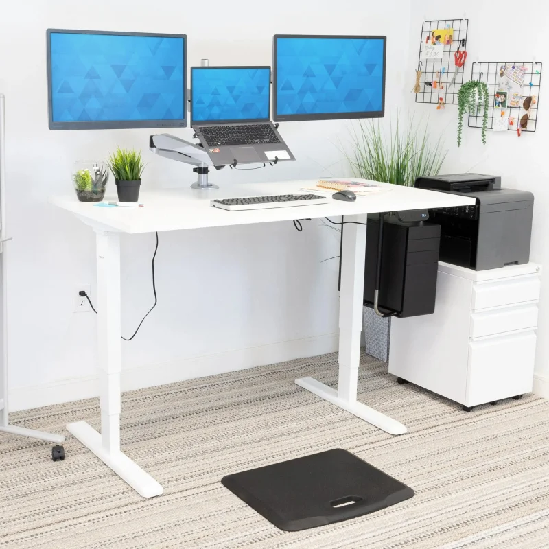 custom.Modern Office Desk Frame: Height-Adjustable Single Motor Sit-Stand Lift Standing Computer Table