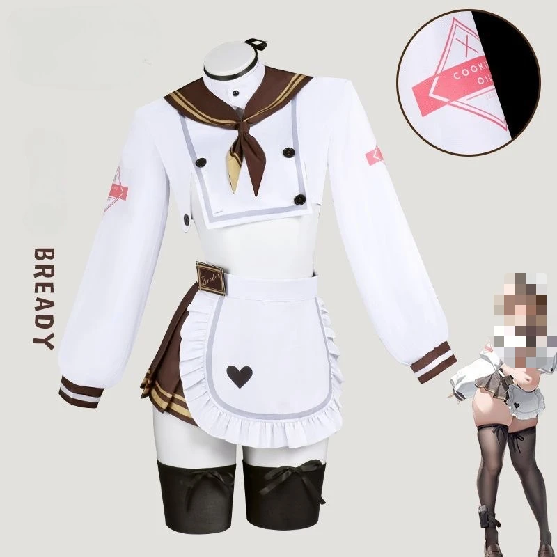 IN STOCK S-2XL Bready Cosplay Costume Wig Anime Game Nikke Sexy Cosplay Halloween Party Outfits for Women