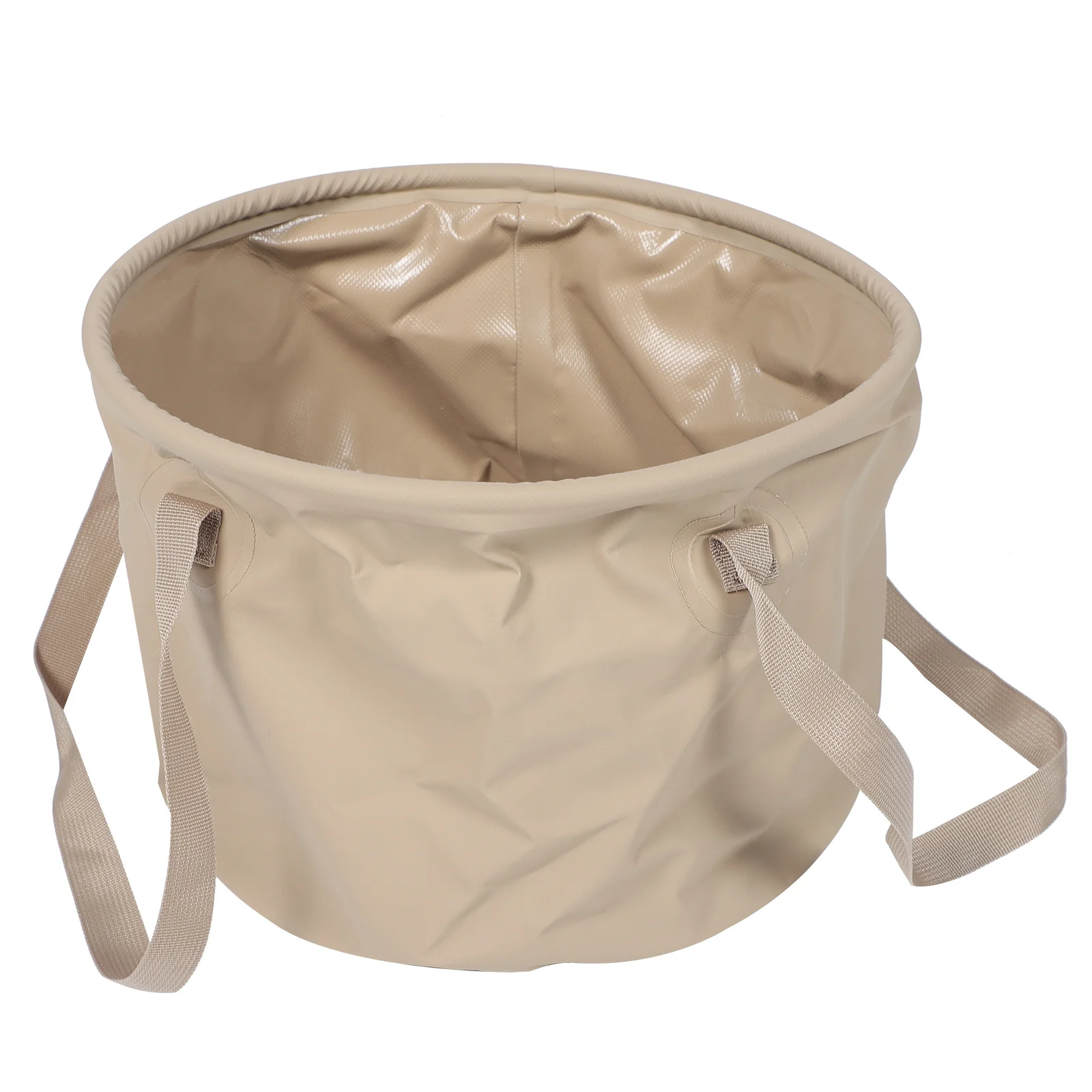 دلو مياه قابل للطي من مادة ممتازة، حوض غسيل محمول للتخييم والصيد، سهل التخزين والنقل #2