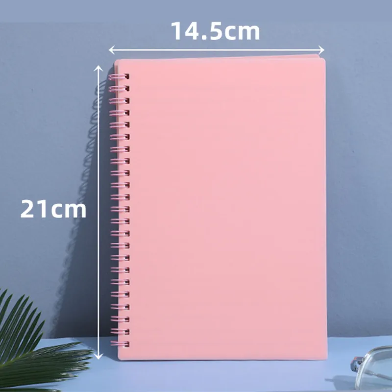 Frosted Coil Notebook Diary Book Minimalist Style Horizontal Line Notebook Student Gifts