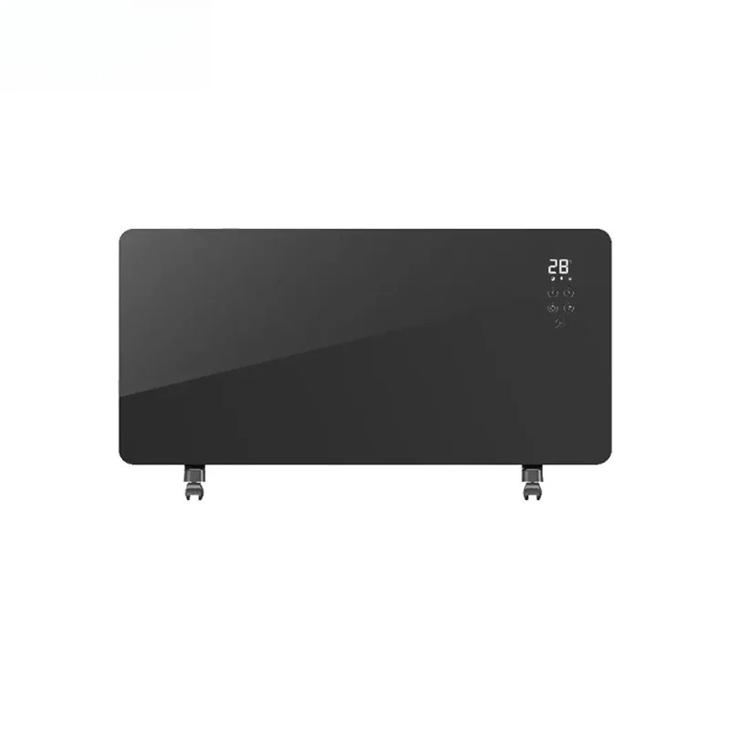 1500W Smart Home Freestanding Household Electric Heater for Easy Installation with Glass Panel and Wifi Remote