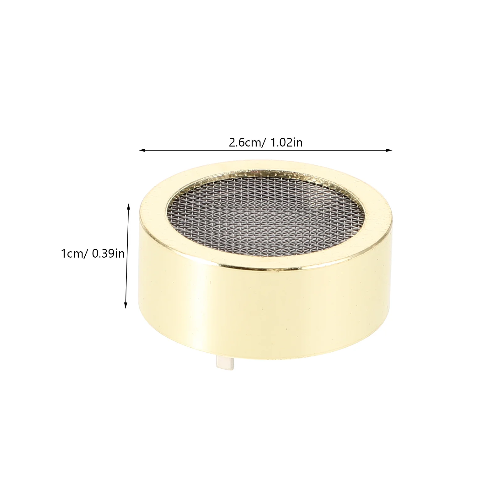 Gold-Plated Diaphragm Core Microphone Capsule Replacement Core for Recording Singing Ktv Karaoke Studio Mic Accessory