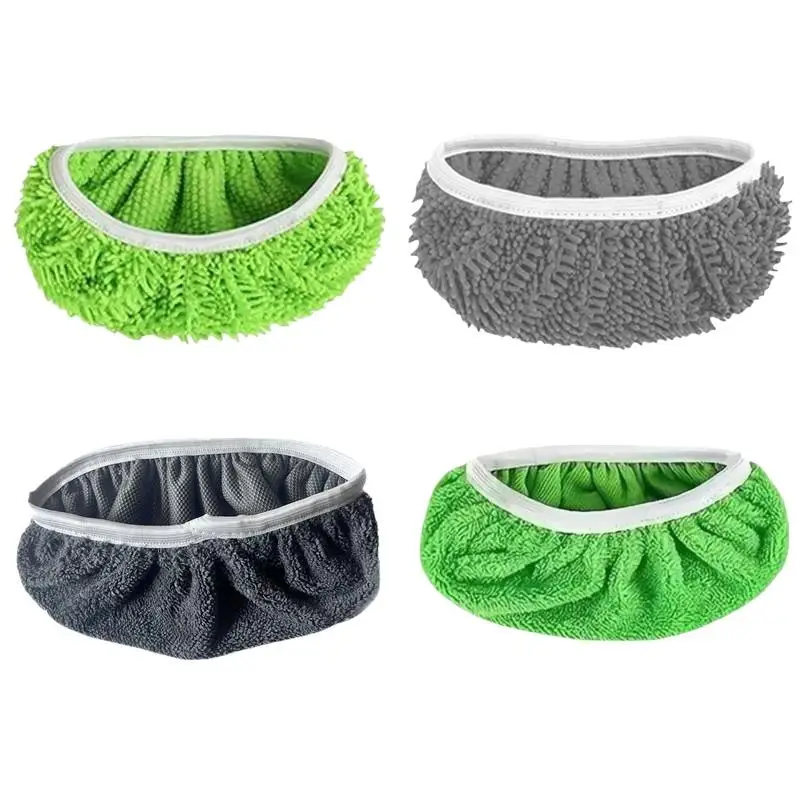 4 Stück Wiederverwendbare Wischmop-Pads aus ultrafeiner Faser mit hoher Wasseraufnahmefähigkeit, keine Rückstände, für die tägliche Pflege von Marmorböden. – Detail 9