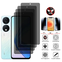 1/2/3/4Pcs For Honor X7B Glass Huawei Honor X7B Tempered Glass Protective HD 9H Privacy Anti-Spy Glue Screen Protector Honor X7B
