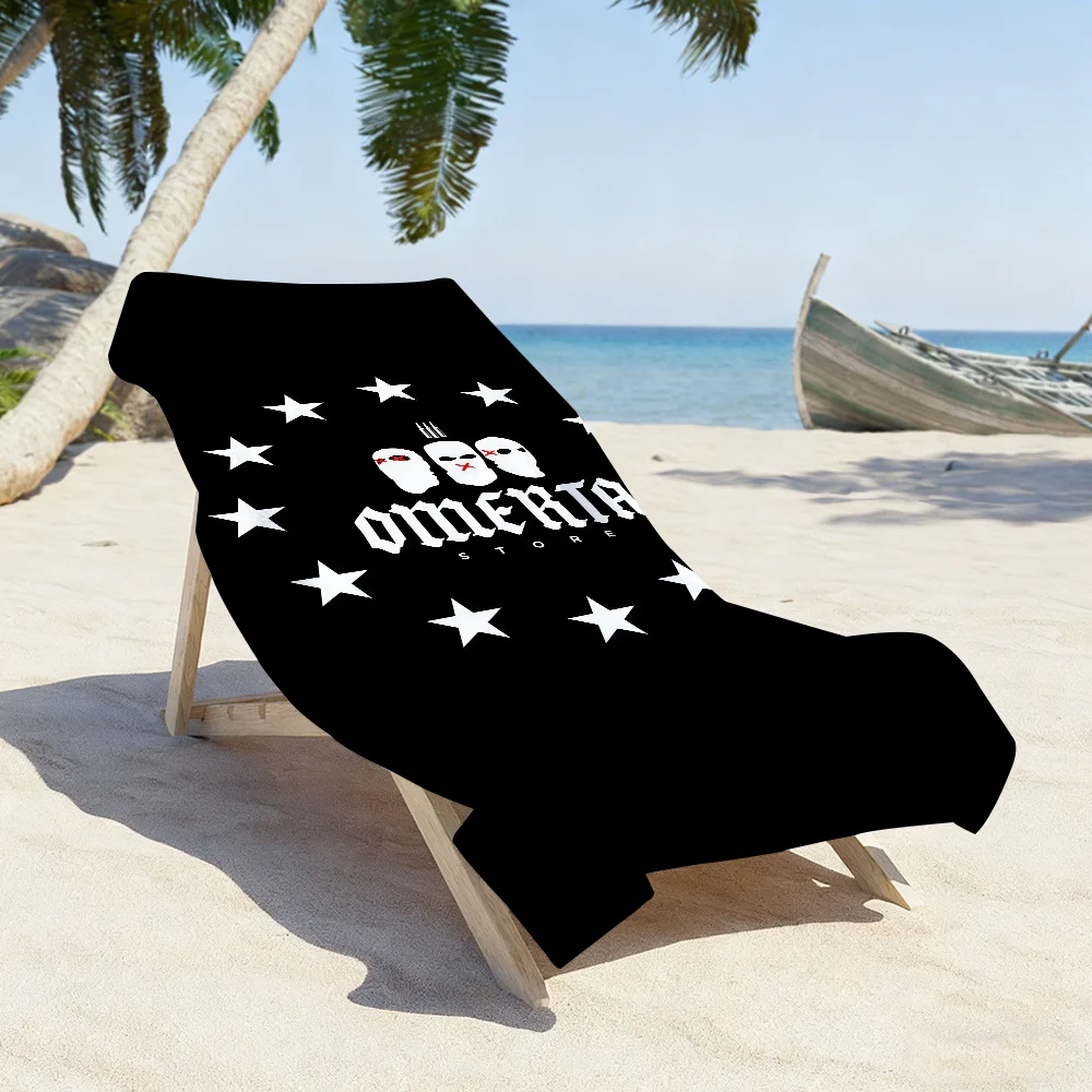 Rapper O-Omerta-S M-Maes 47 Towel Sports Quick Dry Travel Camping Gear Sandproof Soft Light Large Beach Towel