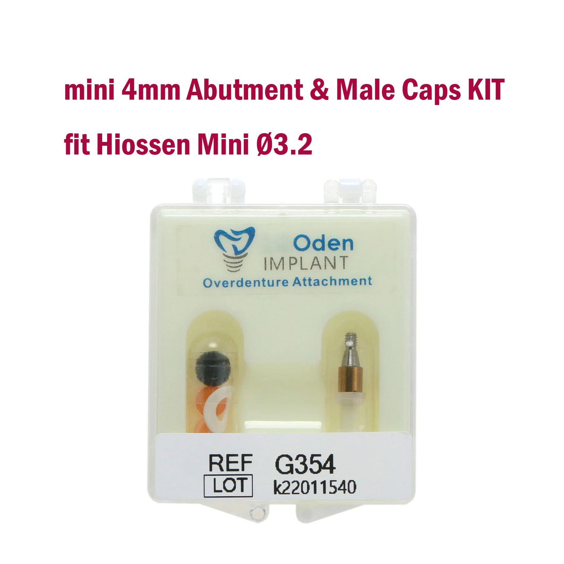 Dental Implant Abutment Attachments Compatible With for HIOSSEN ET II/III SA Fixture M 4mm