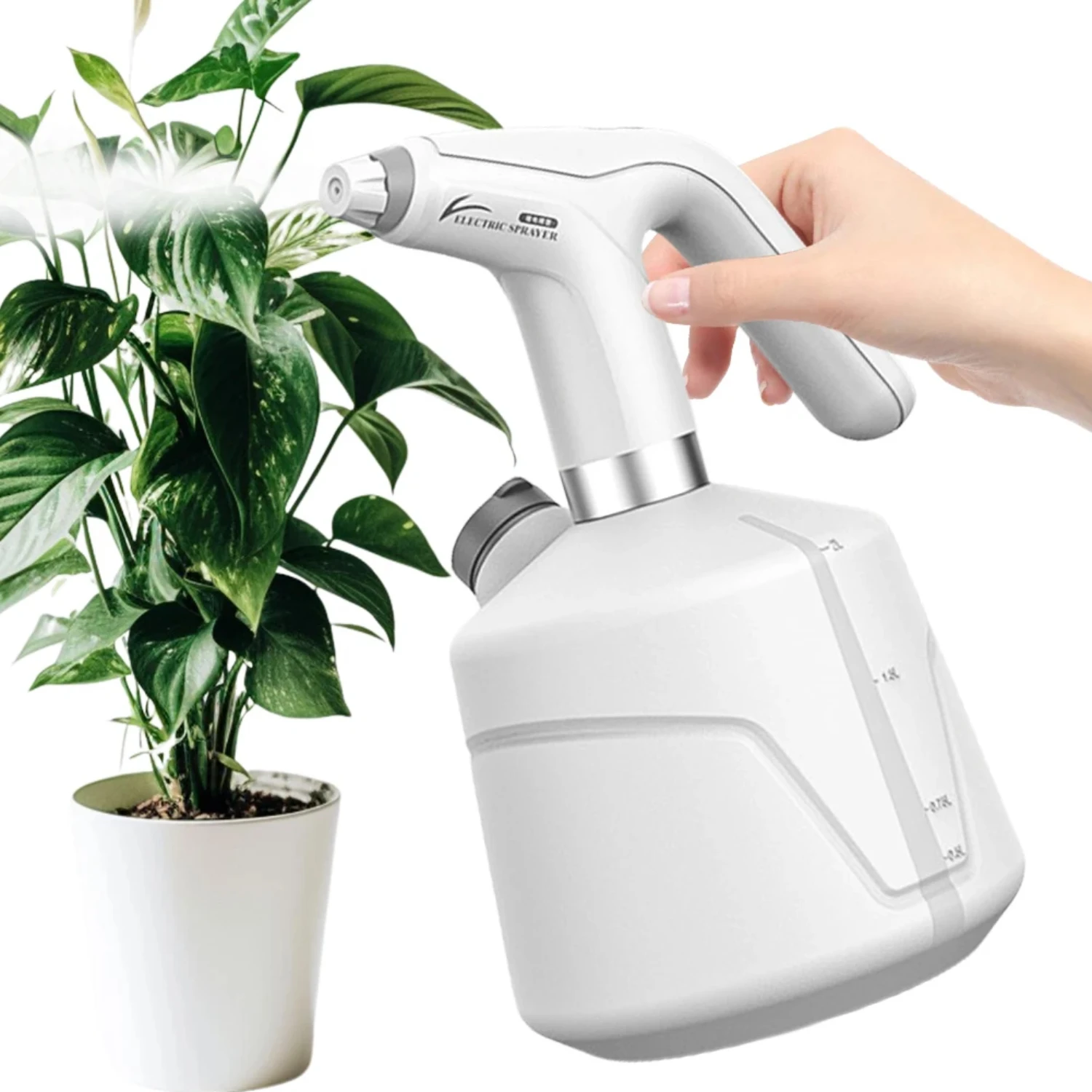 2L Agriculture  Sprayer USB Rechargeable Watering Spray Disinfection Filling Sprayer Watering Can Garden Irrigation Tool