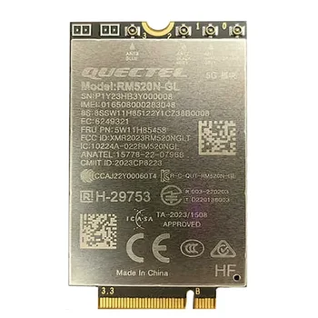 Regione globale/operatore M.2 SA/NSA GNSS 5G Modulo RM520N RM520N-GL Supporto GPS GLONASS BDS Galileo QZSS