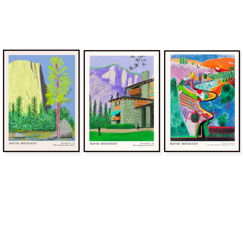 David Hockney Poster , Gallery Quality Print,David Hockney Print,Exhibition Print,Museum Wall Art, Artist Print,Gallery Poster