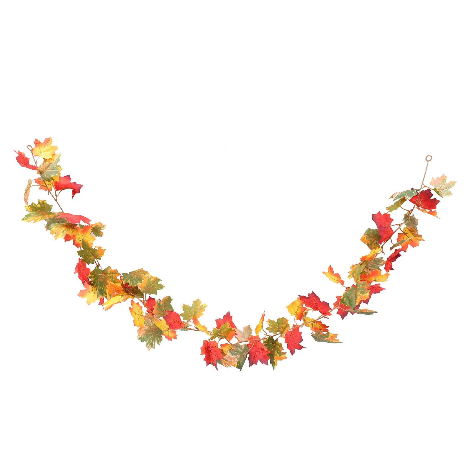 

1set Maple Leaf Vine Decoration Autumn Artificial Hanging Ornament For Garden Living Room Office Fall Party Thanksgiving Decor