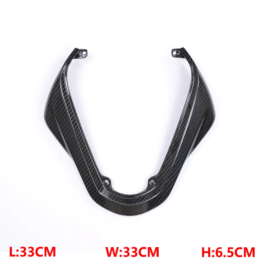 

Motorcycle carbon fiber shell modification parts rear seat cushion decorative plate