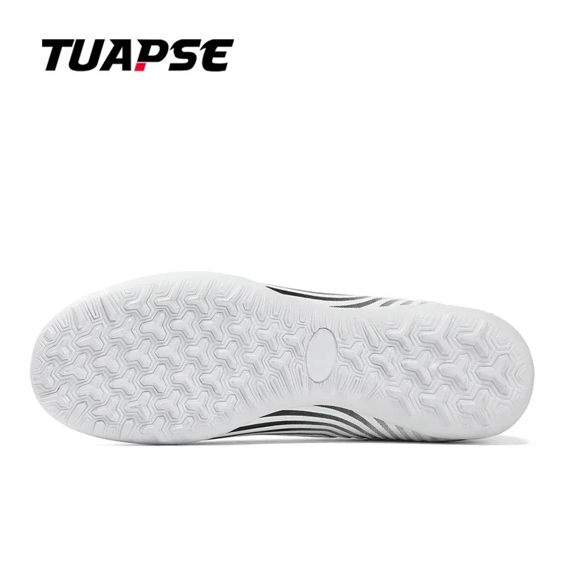 TUAPSE Children Soccer Shoes TF/FG Football Cleats Comfortable Grass Sneakers Teenagers Trend Lightweight Sport Footwear