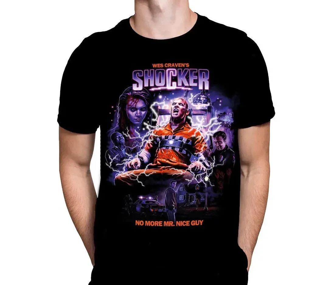 WES CRAVEN'S SHOCKER Horror Movie T Shirt Scarey Halloween