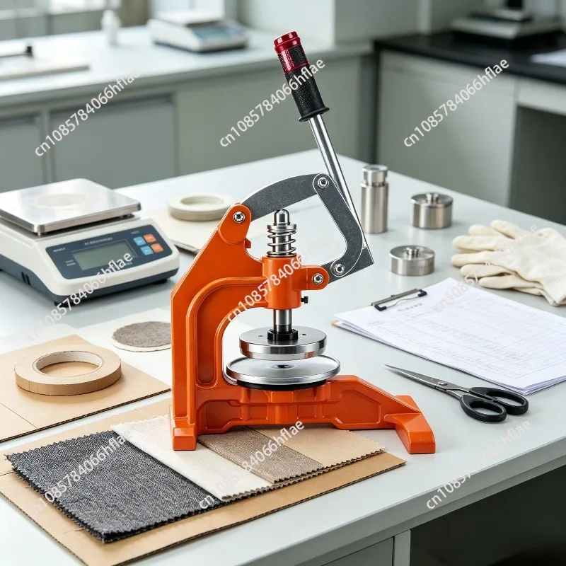 Hand Pressed Disc Sampling Knife Textile Gram Weight Tester Fabric Cardboard Paper Round Sampler