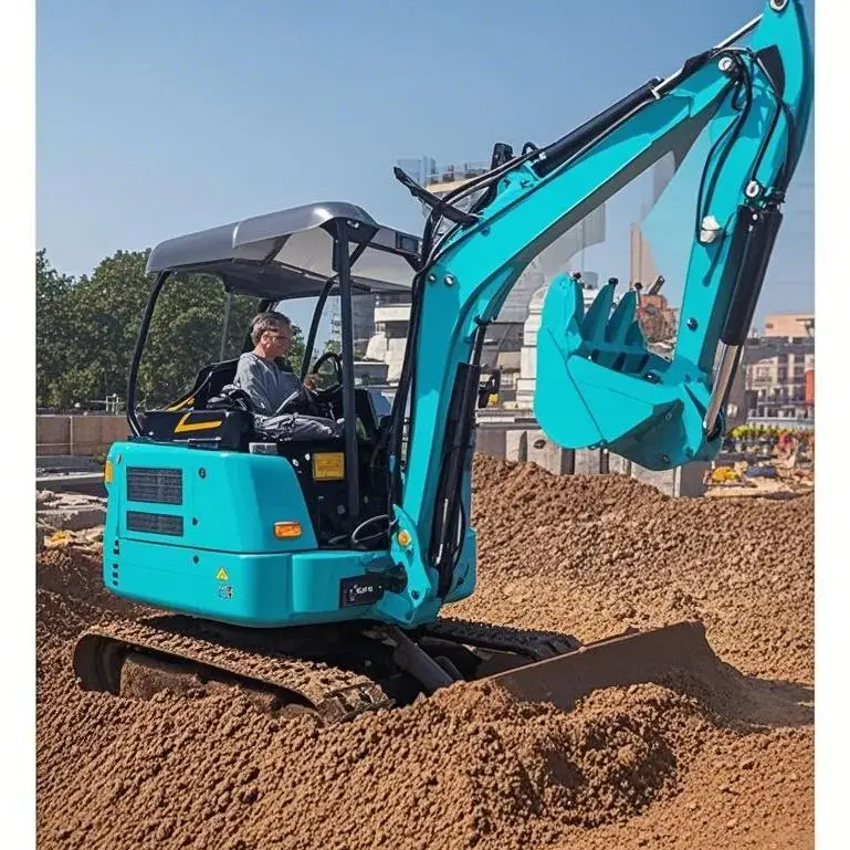 무료 배송 맞춤형 중국 미니 굴삭기 2톤 판매용 전투 굴삭기(운전실 포함)