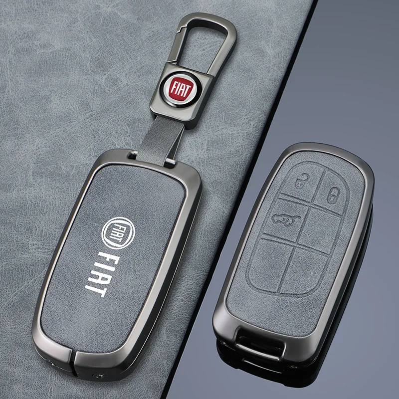 Fiat Car Smart Remote Key Case Cover For Fiat Freemont Toro 500L 500X 2016 2017 2018 Dodge Jeep Chrysler 2021 2022 Accessories