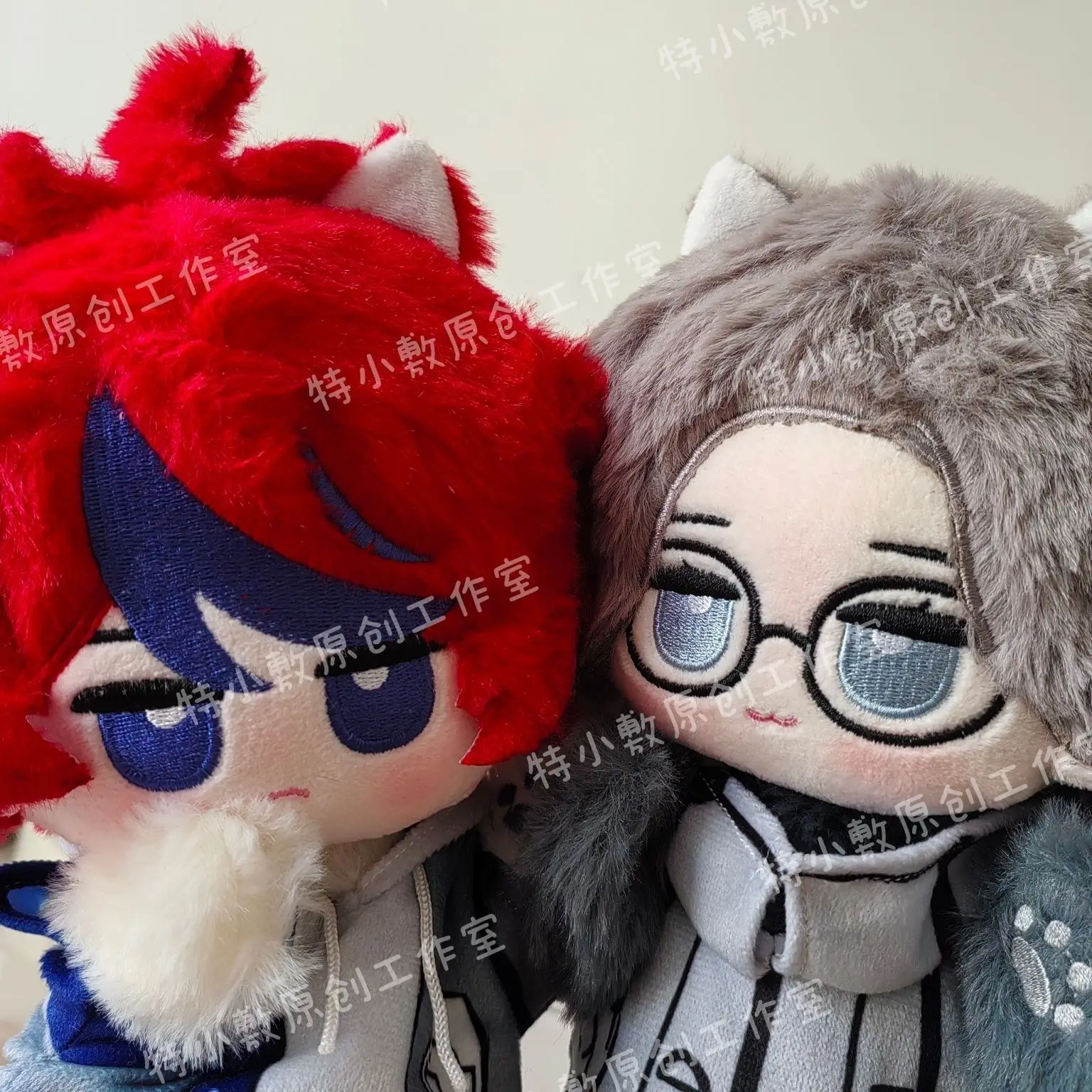 

25CM HUNDRED LINE Sumino Takumi Aotuki Eito Cotton Doll Stuffed Toys Plushie Soft Hand Puppets Christmas Present