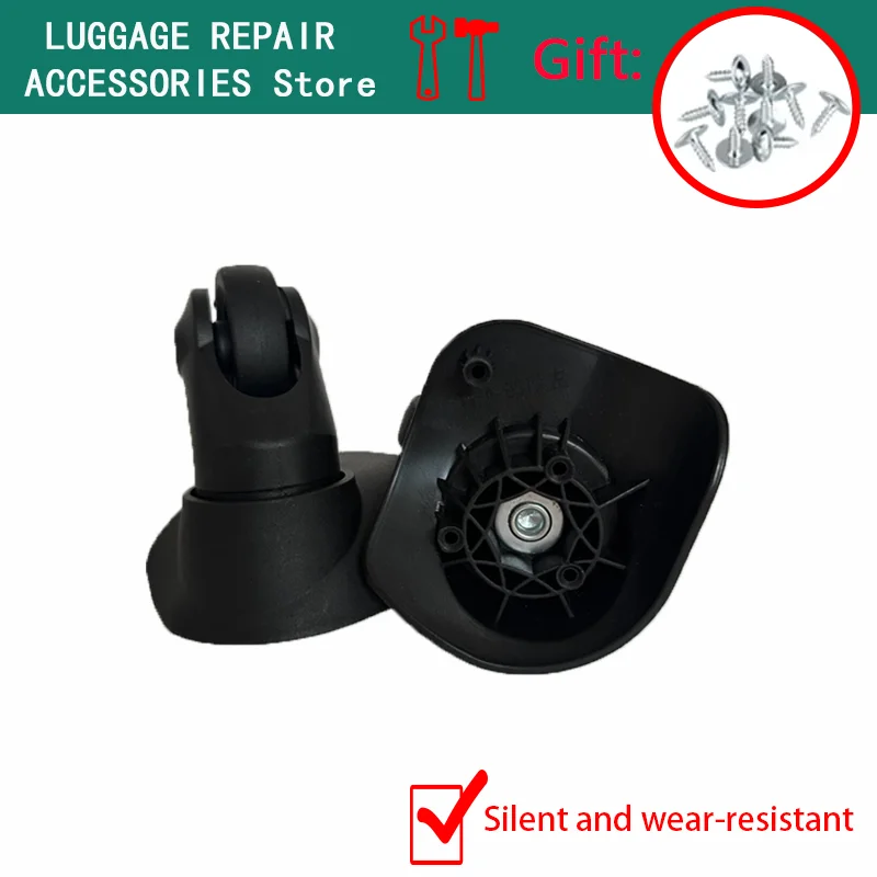 W405 Suitcase Universal Wheel Replacement Suitcase Rotating Silent Shock Absorbing Wheel Accessories Wheels Casters