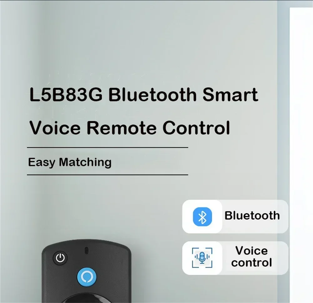 L5B83G Sprachgesteuerte Ersatzfernbedienung, kompatibel mit Fire TV Stick 2./3. Generation/4K Fire TV und Fire TV 3. Generation. – Detail 1
