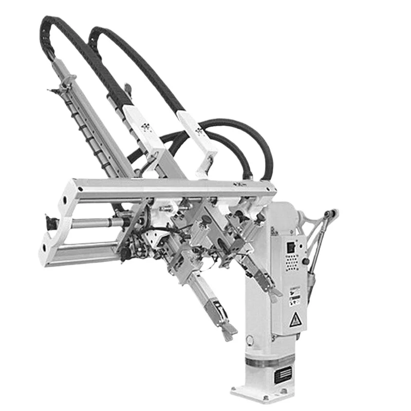 Special oblique automatic loading and unloading and grabbing industrial spiral arm machinery for oblique arm double-arm