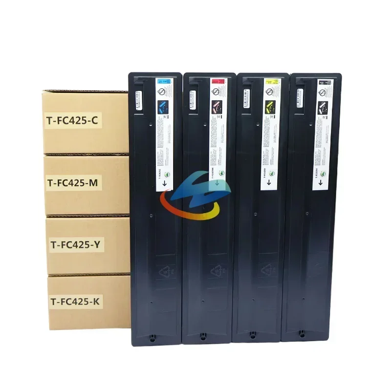 4PCS T-FC425 TFC425 Toner Cartridge for Toshiba E-Studio 2020AC 2520AC 2525AC 3025AC 3525AC 4525AC Compatible Toner Powder