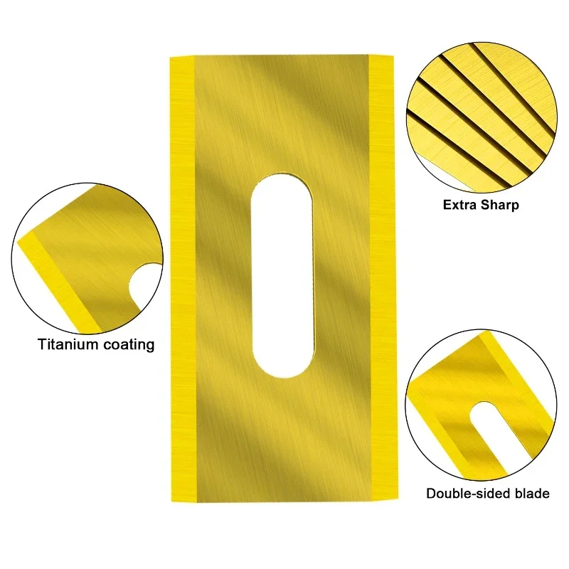 30pcs 35.8*18.5*0.65mm Trimmer Blade Lawn Mower Grass Replacement Piece for Husqvarna Automower/Garden Robotic Lawnmower Tools