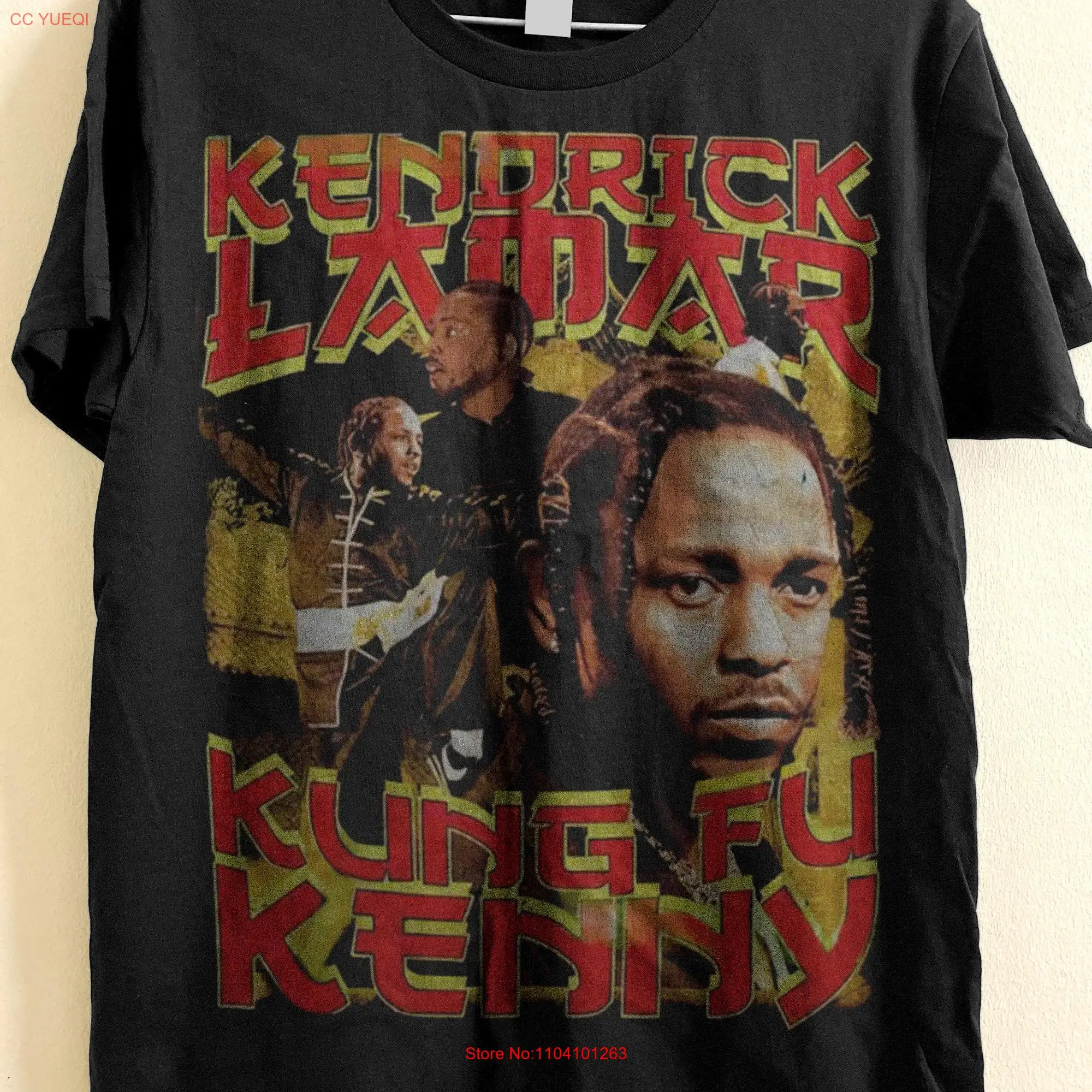 Kung Fu Keny Kendrjck Lamar Signature Style Rap T Shirt Kenny 90s SweaT For Woman and Man  long or short sleeves