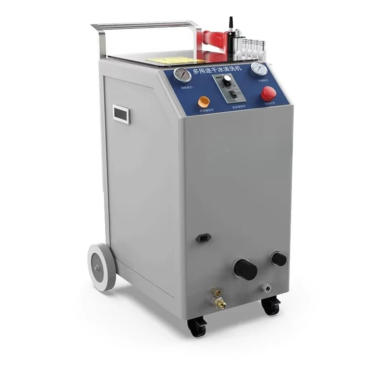 CE Certified UE-G1 Clean Vehicle Engine Carbon Deposition Dry Ice Blasting Machine Cleaner  Multi-functional Dry Ice Cleaning Ma