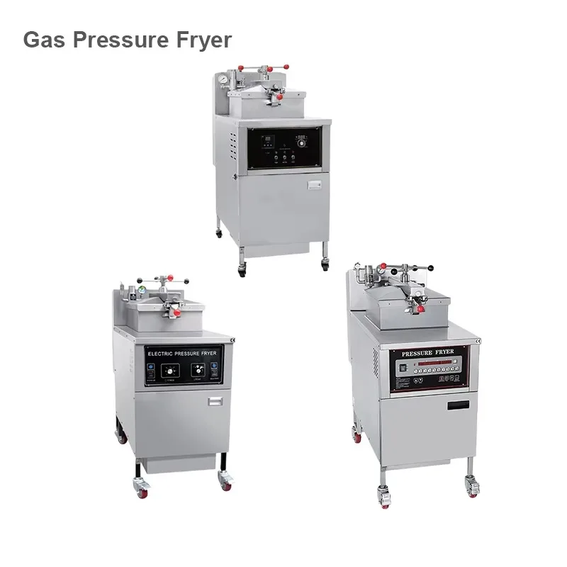 

Linkrich Fast Food Equipment New Style Electric Commercial 25L Chicken Chips Turkey Pressure Deep Fryer Machine With Oil Filter