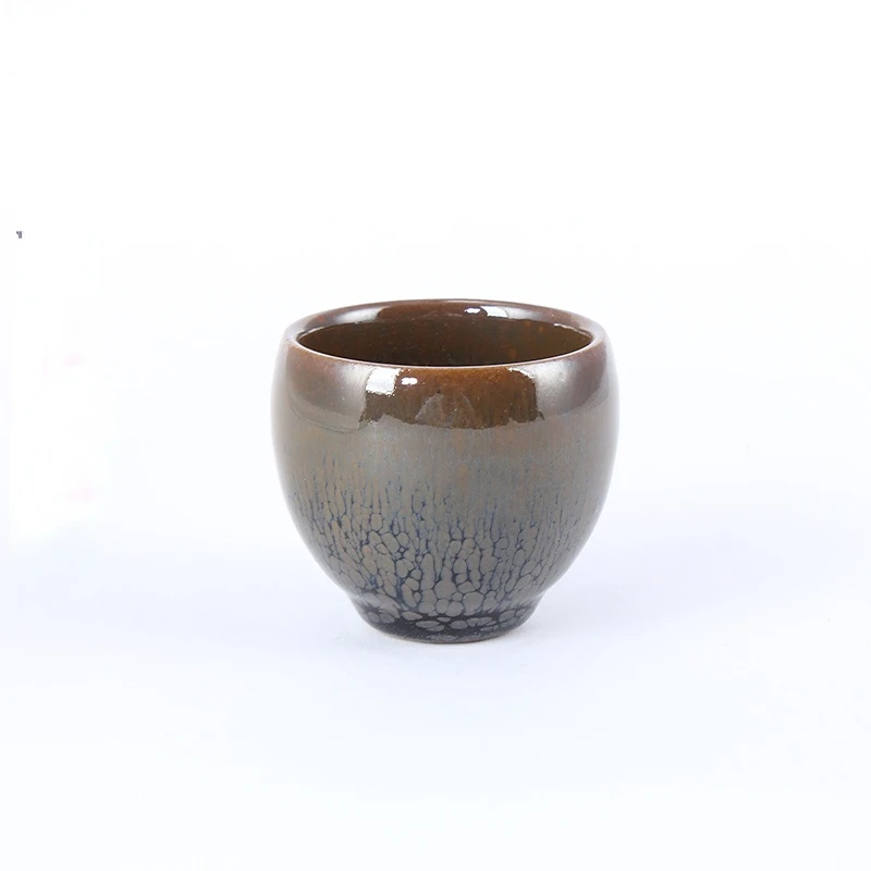 Jianyang Jianzhan Small Tea Cup, One Mouthful of Oil Drop Tea Cup, Master Cup, Kung Fu Tea Cup, One Cup of Pure Handmade Tea Cup