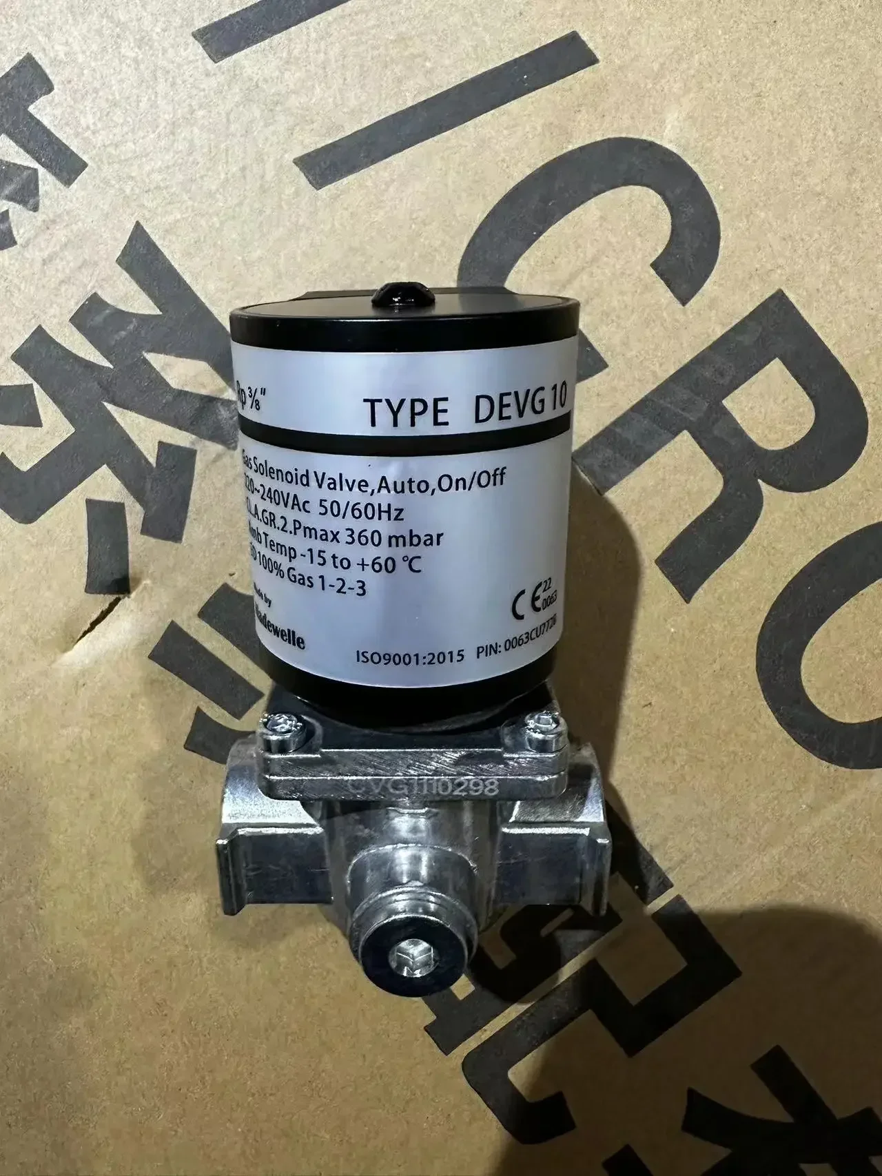 Neue Gasmagnetventile DEVG15,20, 10, 25, DEVG32, DEVG40,50,65,80