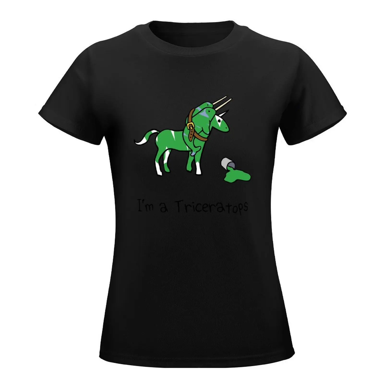 I'm A Triceratops (Unicorn + Narwhals) T-Shirt cute clothes summer top workout t shirts for Women