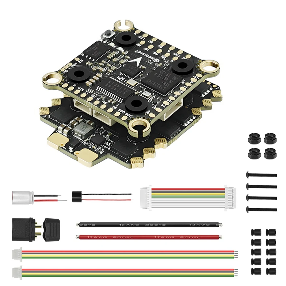

Y04A H743 E70 G1 Stack FC MPU6000 70A 128K ESC 4-8S for Racing Freestyle FPV Racing Drone