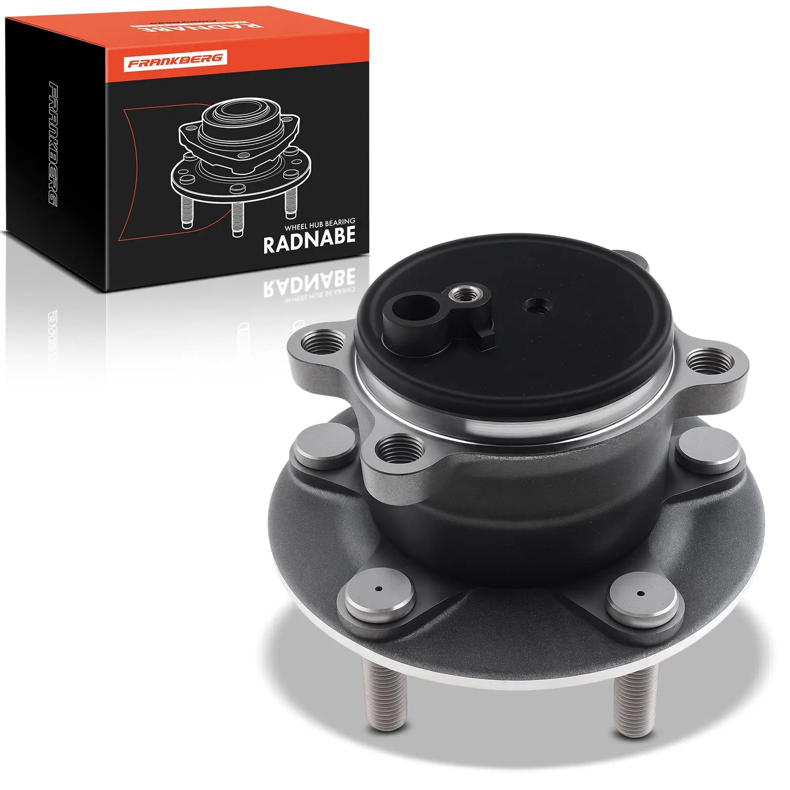 Frankberg 1x wielnaaf wiellagerset achteras beide zijden voor Mazda 3 notchback 6 stationwagen CX-5 Bj vanaf 2011 512523B45A2615X