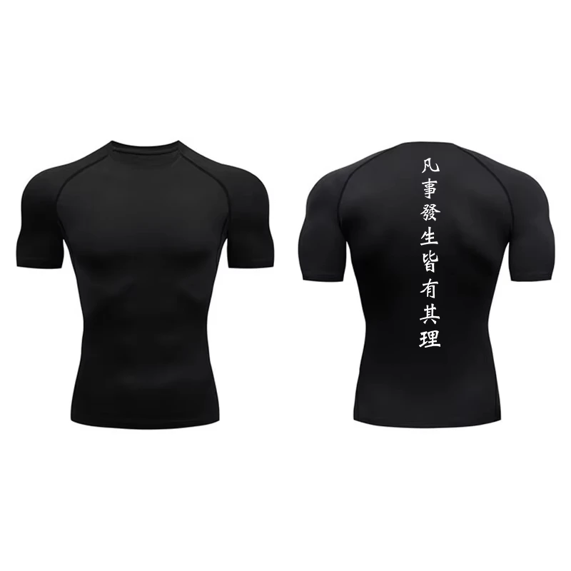 

Spider Print Short Sleeve Compression Shirts for Men Summer Athletic Quick Dry T-shirts Gym Workout Running Tees Tops