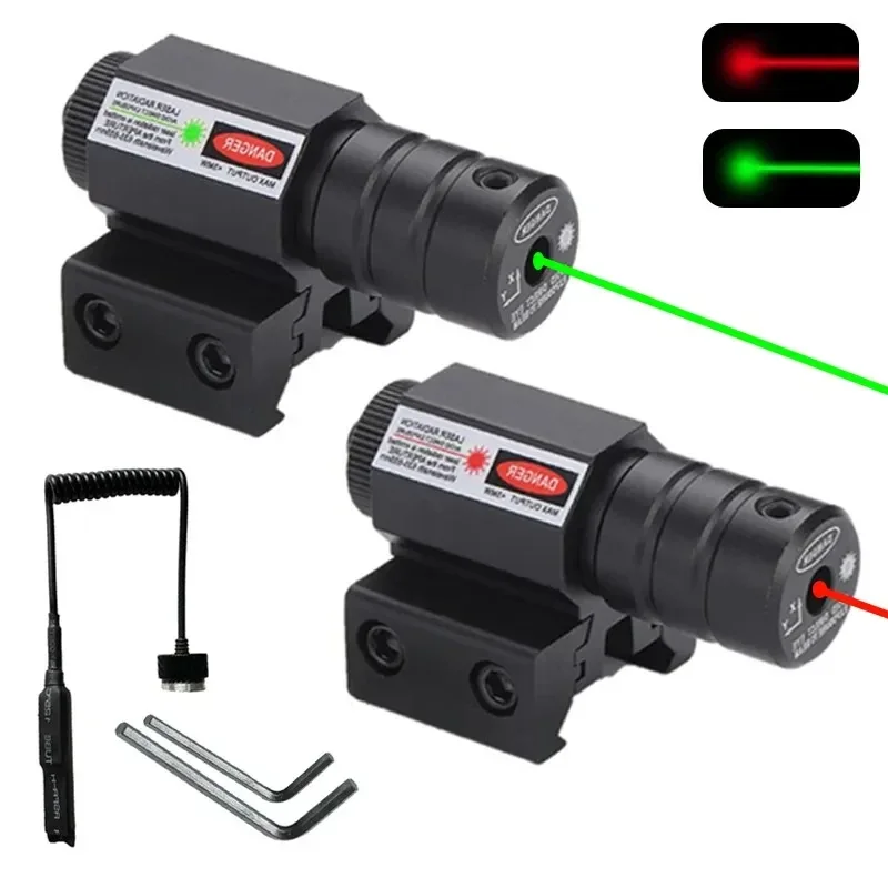 

Red Dot Laser Sight 11mm 20mm Scope Laser Pointer Mount Set for Gun Rifle Pistol Shot Airsoft Riflescope Hunting Accessories