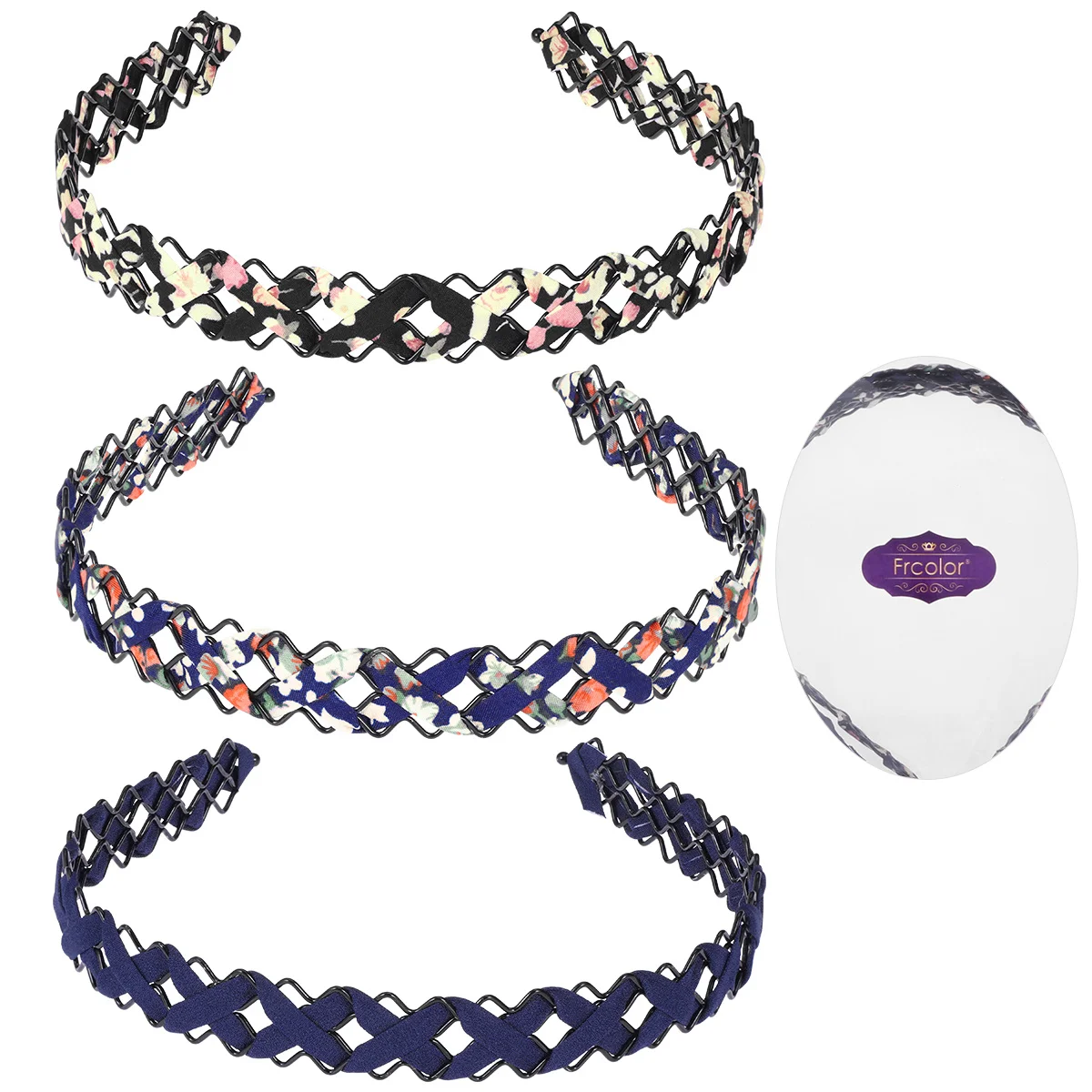 

3Pcs Hollow Woven Metal Hair Hoop Stylish Comfortable Hair Accessories for Women Wedding Party Hairband Head Hoop