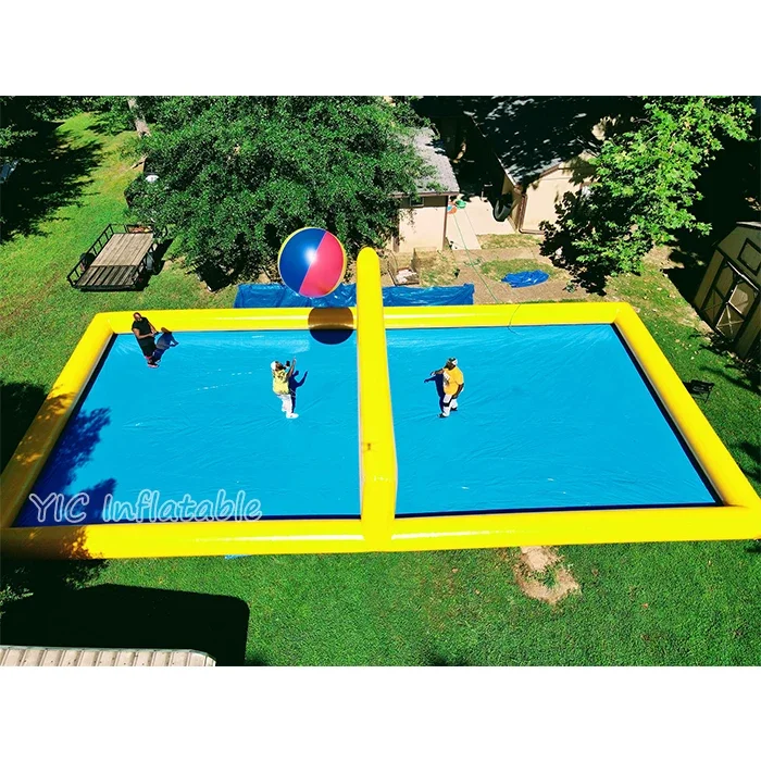 2026 Hot Sale Portable Inflatable Volleyball Court Airtight Water Sports Field Ball Pitch for Kids and Adults