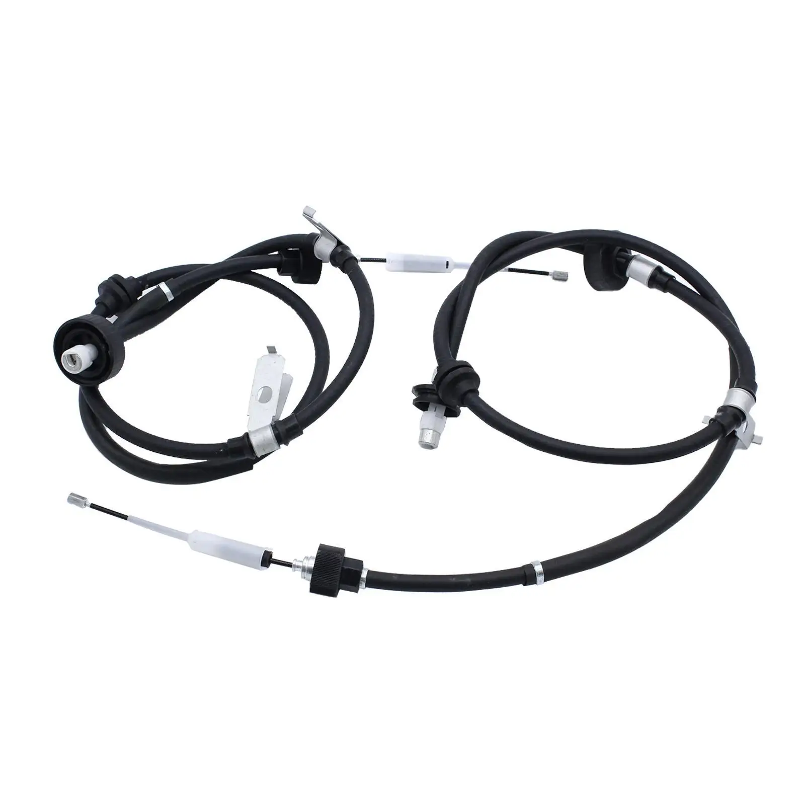 Left and Right Hand Brake Cables Kit 1 Pair Fkb6022 for Range Rover Sport 05-13 Repair Parts Accessories Lightweight Sturdy